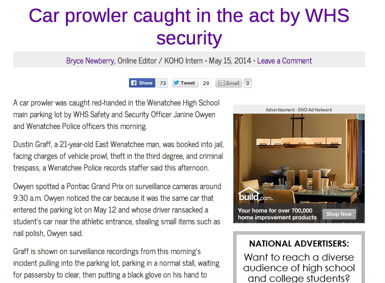 Story broke May 15, 2014