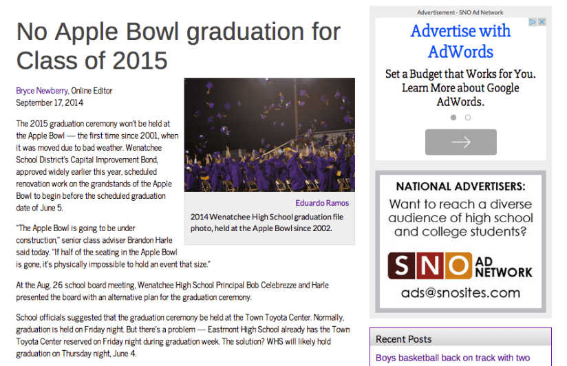 Story broke Sept. 17, 2014